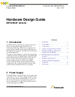 Preview for 1 page of NXP Semiconductors MPC560xP Design Manual