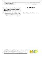 NXP Semiconductors MPC5746R Datasheet предпросмотр