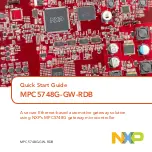 Предварительный просмотр 1 страницы NXP Semiconductors MPC5748G-GW-RDB Quick Start Manual