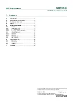 Предварительный просмотр 19 страницы NXP Semiconductors OL2300 User Manual