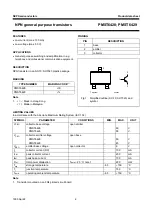 Предварительный просмотр 2 страницы NXP Semiconductors PMST6428 Datasheet