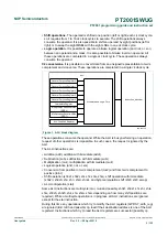 Предварительный просмотр 2 страницы NXP Semiconductors PT2001 Programming Manual And Instruction Set