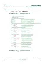 Предварительный просмотр 146 страницы NXP Semiconductors PT2001 Programming Manual And Instruction Set