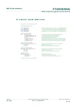 Предварительный просмотр 148 страницы NXP Semiconductors PT2001 Programming Manual And Instruction Set