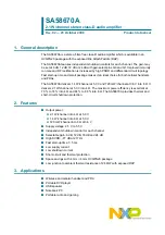 Preview for 1 page of NXP Semiconductors SA58670A Product Data Sheet