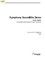 Предварительный просмотр 1 страницы NXP Semiconductors Symphony SoundBite Demo User Manual