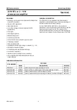 Предварительный просмотр 2 страницы NXP Semiconductors TDA1519C Datasheet