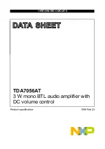 Preview for 1 page of NXP Semiconductors TDA7056AT Datasheet