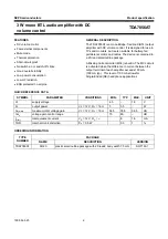 Preview for 2 page of NXP Semiconductors TDA7056AT Datasheet