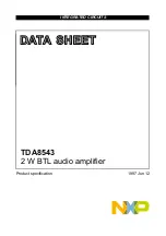 Preview for 1 page of NXP Semiconductors TDA8543 Datasheet