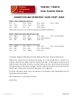 Preview for 2 page of NXP Semiconductors TDA8920 Quick Start Manual