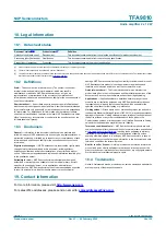 Preview for 28 page of NXP Semiconductors TFA9810 Product Data Sheet