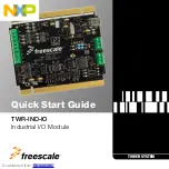 NXP Semiconductors TWR-IND-IO Quick Start Manual предпросмотр