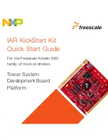 Предварительный просмотр 1 страницы NXP Semiconductors TWR-K60N512-IAR Quick Start Manual