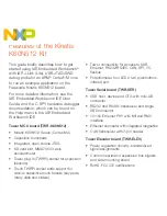 Предварительный просмотр 4 страницы NXP Semiconductors TWR-K60N512-IAR Quick Start Manual