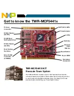 Предварительный просмотр 2 страницы NXP Semiconductors TWR-MCF5441X Quick Reference Manual