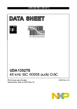 Предварительный просмотр 1 страницы NXP Semiconductors UDA1352TS Datasheet