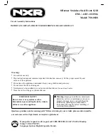 Preview for 1 page of NXR 1031506 Care & Assembly Instructions