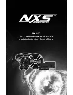 NXS NX650C Installation Instructions & Owner'S Manual предпросмотр