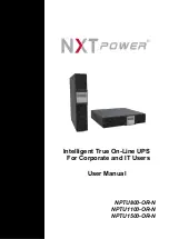 Preview for 1 page of NXT Power NPTU1100-OR-N User Manual