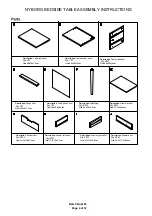 Предварительный просмотр 4 страницы NYBORG BEDSIDE TABLE Assembly Instructions Manual