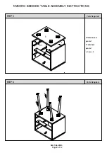 Предварительный просмотр 9 страницы NYBORG BEDSIDE TABLE Assembly Instructions Manual