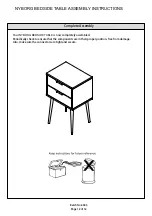 Preview for 12 page of NYBORG BEDSIDE TABLE Assembly Instructions Manual