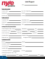 Preview for 4 page of Nyle C125W Installation, Operation, Service, Maintenance, Limited Warranty