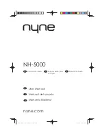 Nyne Home Audio NH-5000 User Manual предпросмотр