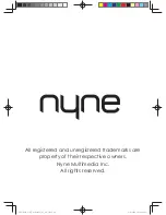 Предварительный просмотр 13 страницы Nyne NB-250 User Manual