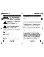 Предварительный просмотр 4 страницы Nyne Professional Series ADS15 User'S Manual - Safety Manual