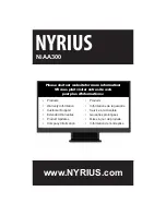 Preview for 15 page of Nyrius WTX001A User Manual