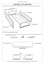 Предварительный просмотр 13 страницы NZ MADE EDEN 5 DRAWER TALLBOY Instruction Manual