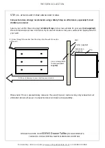 Предварительный просмотр 16 страницы NZ MADE EDEN 5 DRAWER TALLBOY Instruction Manual