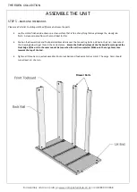 Preview for 10 page of NZ MADE EDEN 6 DRAWER LOWBOY Instruction Manual