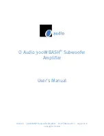 O Audio BASH User Manual preview