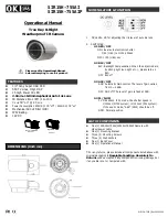 Preview for 1 page of O.K.I. usa SIR15H-755AI Operational Manual