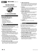 O.K.I. usa SIR24-8S36 Operational Manual preview