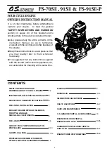 O.S. engine 91sII Owner'S Instruction Manual preview