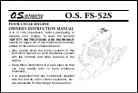 Preview for 1 page of O.S. engine FS-52S Owner'S Instruction Manual