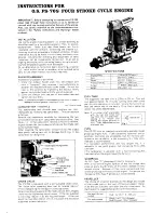 O.S. engine FS-70S Instructions preview