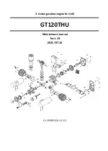 Preview for 1 page of O.S. engine GT120THU Maintenance Manual