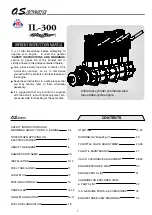 O.S. engine IL-300 Owner'S Instruction Manual preview