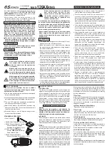 O.S. engine MAX-120AXRING Instruction Manual preview