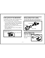 Preview for 8 page of O.S. engine max-21RG-M Owner'S Instruction Manual