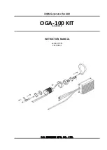 O.S. engine OGA-100 KIT Instruction Manual предпросмотр