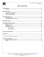 Preview for 2 page of O-SO Pure DWS-SADI Installation, Operation & Service Manual