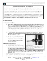 Preview for 6 page of O-SO Pure DWS-SADI Installation, Operation & Service Manual