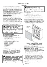 Preview for 9 page of O-TL VFF23NLM Owner'S Operation And Installation Manual