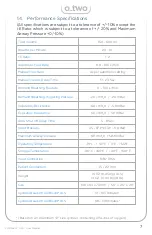 Предварительный просмотр 6 страницы O-Two 01CV3000 User Manual